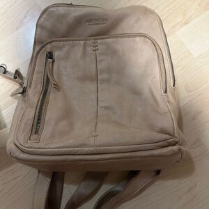 American Leather Cleveland Backpack in Cashew